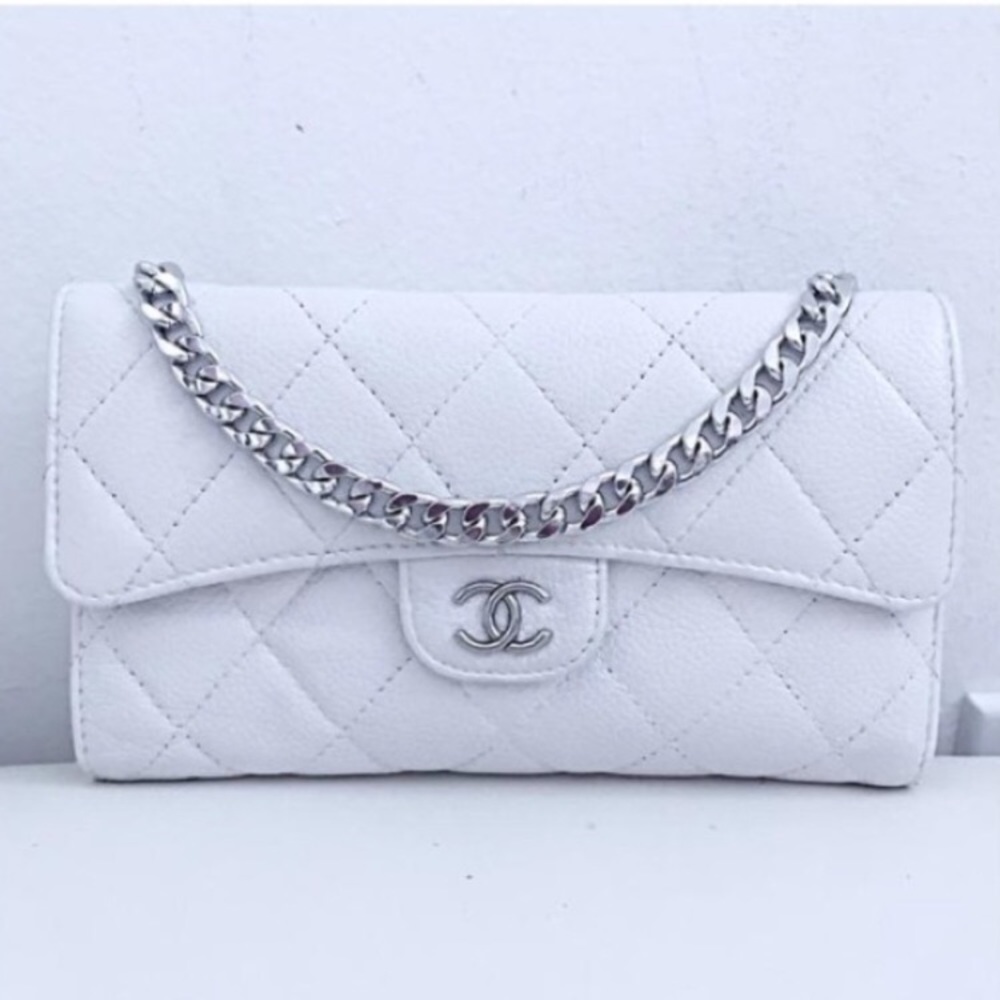 CHANEL Classic Flap Wallet *With Chain Added*